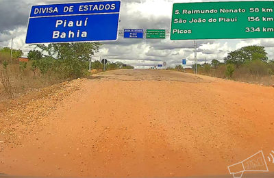 Vergonha para o Governador da Bahia: Asfalto em cidades do Piauí a todo vapor