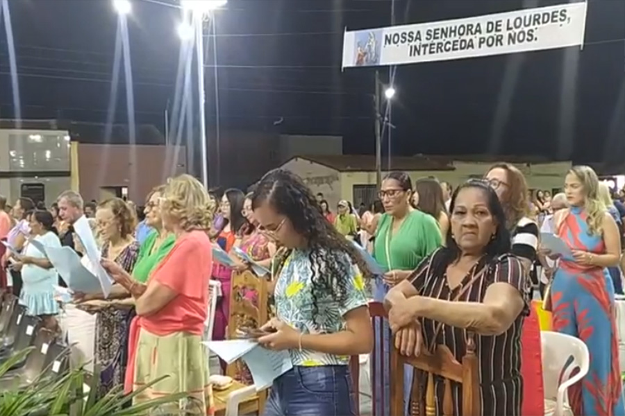 4ª Noite do decenário de Nossa Senhora de Lourdes