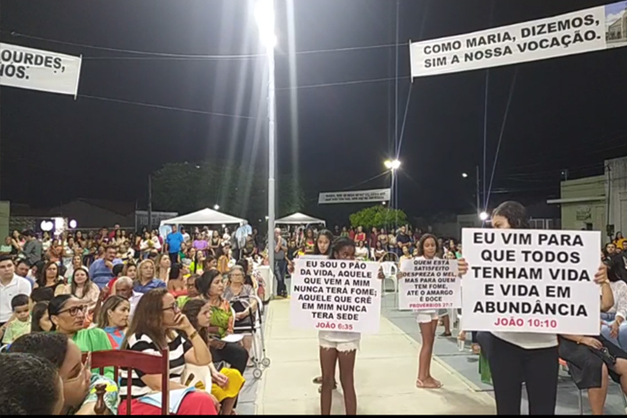 4ª Noite do decenário de Nossa Senhora de Lourdes